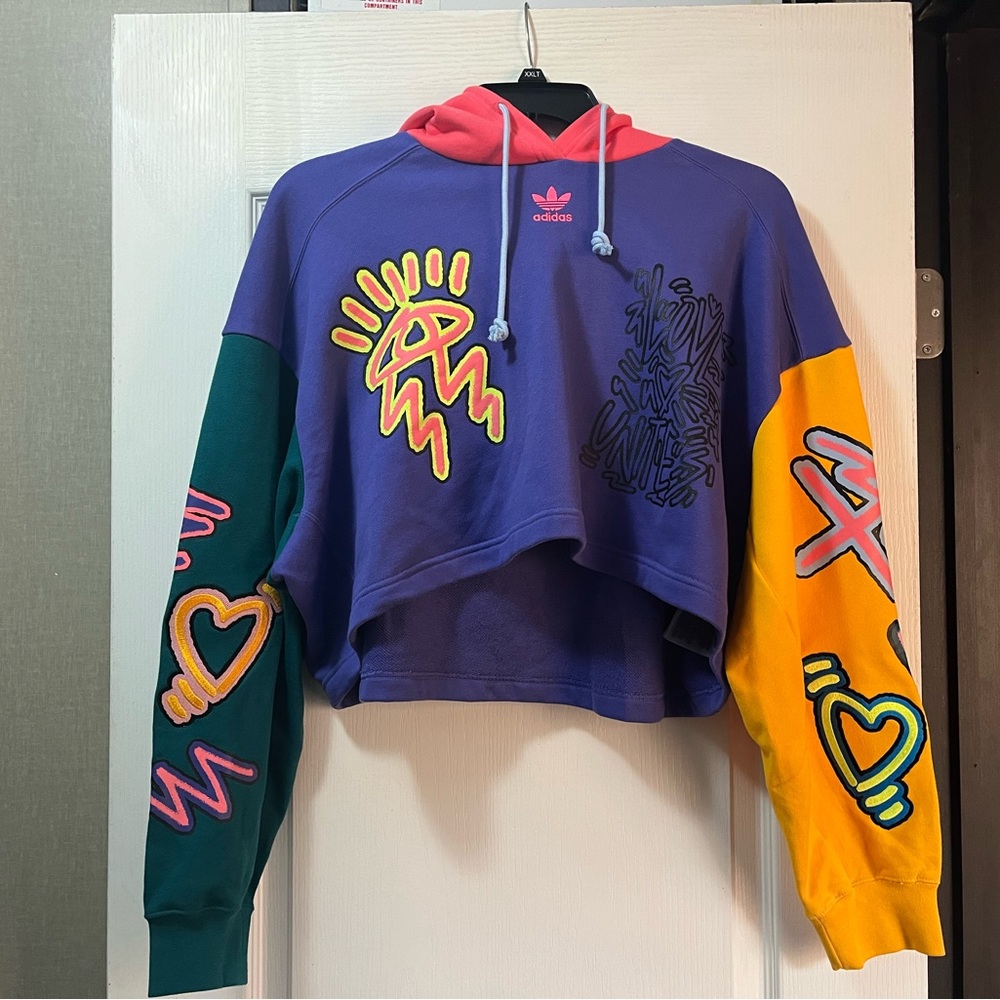 Adidas Cropped Hoodie